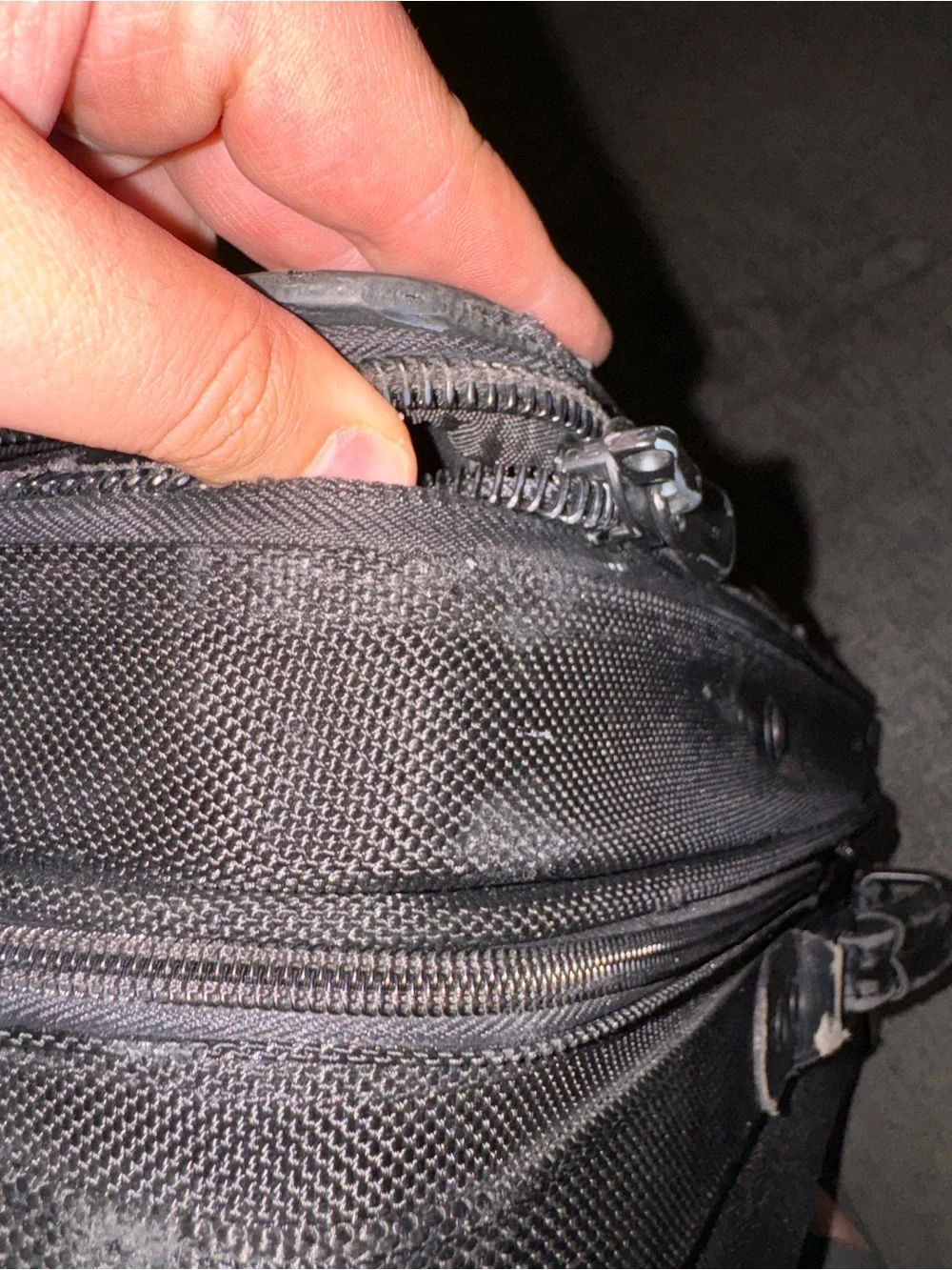Briggs & Riley Black Men's Carry-On Travel Luggage Needs Repair